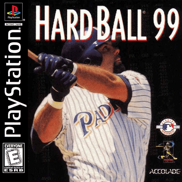 HardBall '99 box art for Playstation